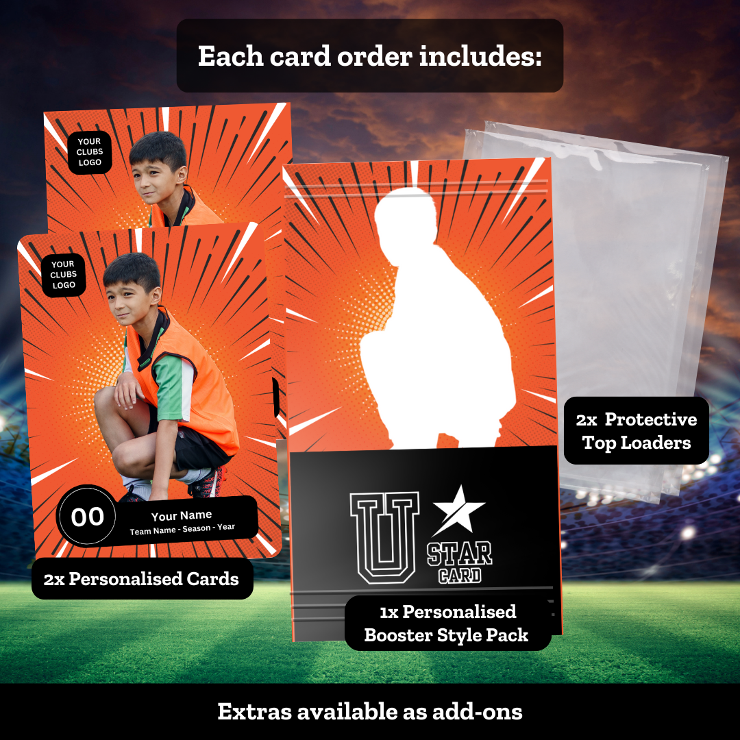 'Starburst' Trading Card - Football