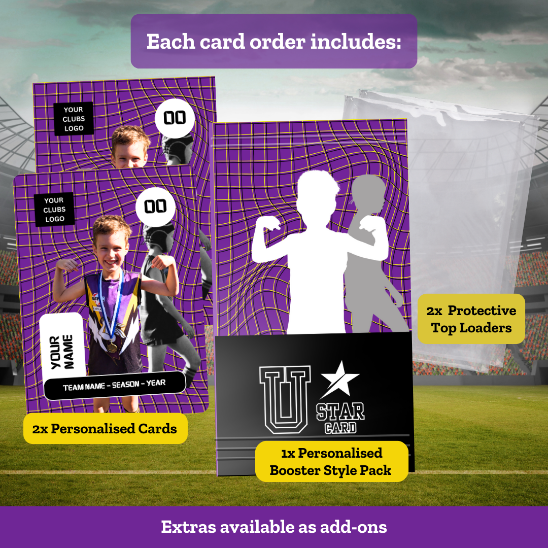 'Warp' Trading Card - Football